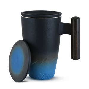 Керамічна чашка з кришкою та заварником Mystea 300 мл