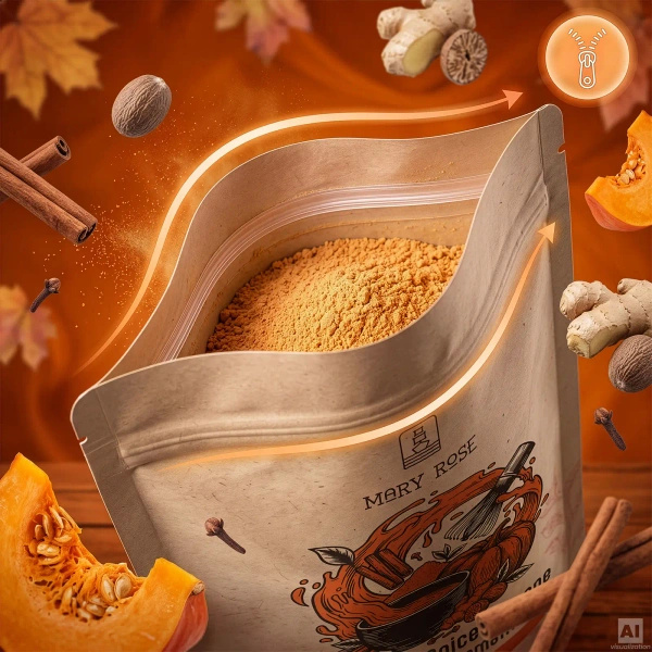 Mary Rose – Orange Matcha Alternative – Pumpkin Spice (порошок) 100 г