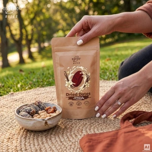 Nustino Bites – Сушені Фініки – Vanilla Ice Cream Flavour 100 г