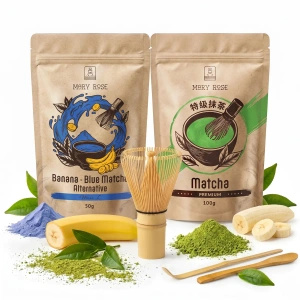 Набір для кольорового Matcha Latte: Matcha + Blue Matcha + аксесуари
