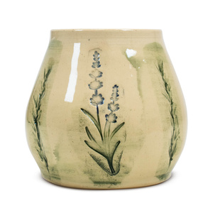 Керамічна калабаш Flora Green 300 мл – серія Crater