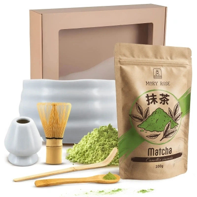 Подарунковий набір для заварювання чаю Матча