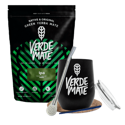 Набір Єрба Мате: Verde Mate IPA 500г + TermoLid + Bombilla
