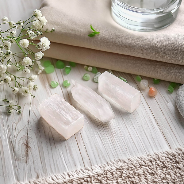 Білий селеніт (необроблений камінь) 50 г