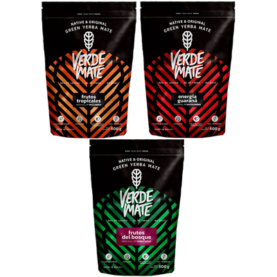 Набор Yerba Verde Mate Green różne smaki 3x500 г