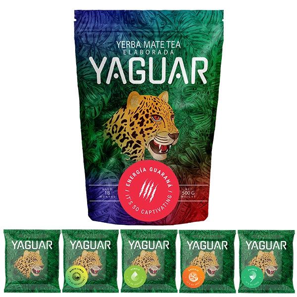 Набор Йерба Мате Yaguar Energia 500 г +próbki 5x50