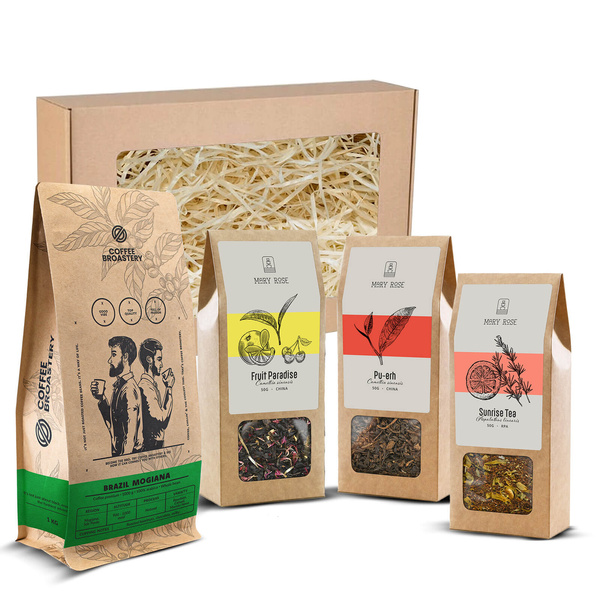 Подарунковий набір з кавою Bro Coffee Roastery та чаєм Mary Rose