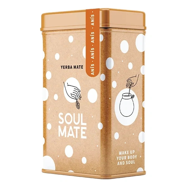 Yerbera – Металева банка + Soul Mate Orgánica Anís 0,5 кг