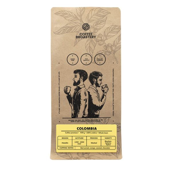Кавові зерна Bro Coffee Roastery - Colombia Medellin Premium 400 г