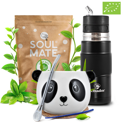Набір Єрба-Мате Soul Mate Elaborada 500г 0,5кг Yerbomos + Калабаш + Бомбілла