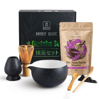 Подарунковий набір для приготування Purple Matcha