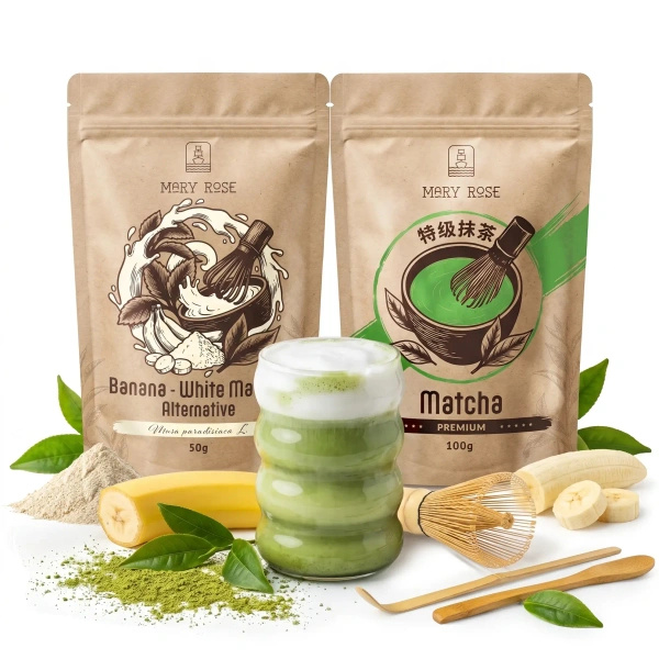 Набір для кольорового Matcha Latte: Matcha + White Matcha + аксесуари