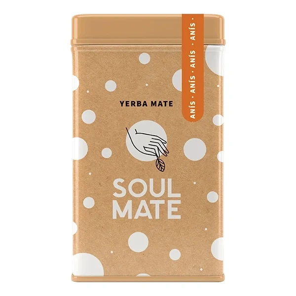 Yerbera – Металева банка + Soul Mate Orgánica Anís 0,5 кг