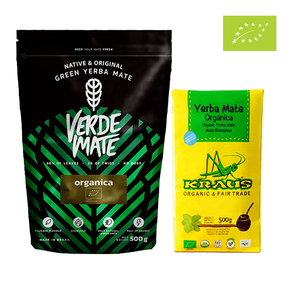 Verde Mate Green Organica 500 г + Kraus Organica 500 г