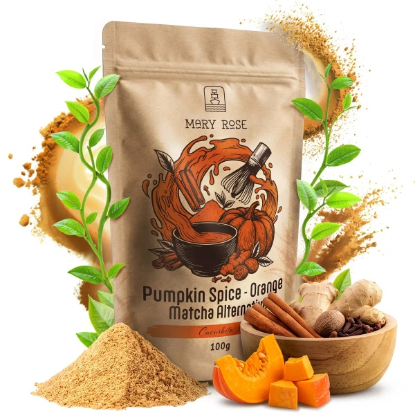 Mary Rose – Orange Matcha Alternative – Pumpkin Spice (порошок) 100 г