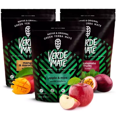Набір Єрба Мате Verde Mate Green фруктовий 3х500 1,5 кг