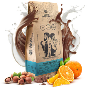 Подарунковий набір Bro Coffee Roastery: кава Brazil Guaxupe + молочні карамельки зі смаком кави + горнятко