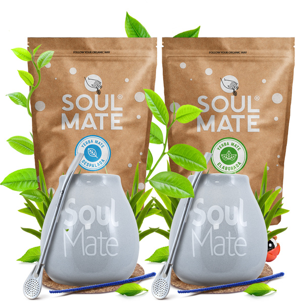 Стартовий набір для двох Йерба Мате Soul Mate Despalada 500 г + Soul Mate Organica 500 г