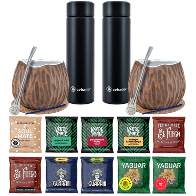 Набір термосів Yerba Mate Bombilla на двох 500г