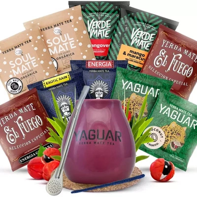 Стартовий набір Yerba Mate калабаш Bombilla 10x50г