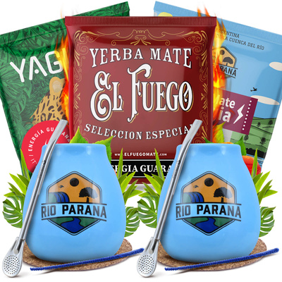 Набір Yerba Mate Energia для двох Калабаш Bombilla