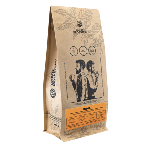 Кавові зерна Coffee Broastery - India Karnataka Premium 400 г