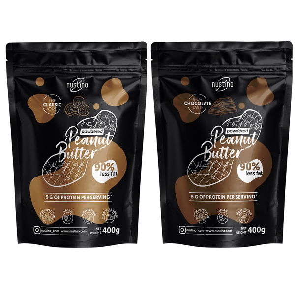 Nustino - Арахісове масло в порошку 2x400г