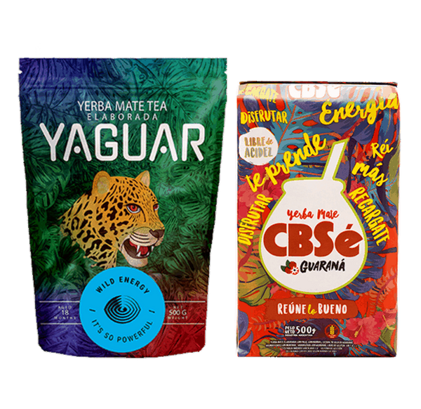 Йерба Мате CBSe Енергія + Yaguar Wild 2x500 г 1 кг