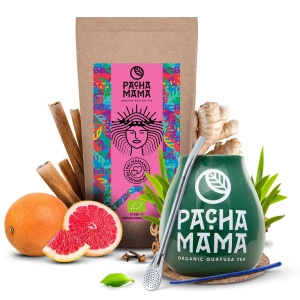 Набір аксесуарів Чай Гуаюса Pachamama 100г