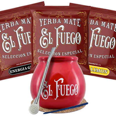 Стартовий набір Yerba Mate El Fuego Calabash Bombilla