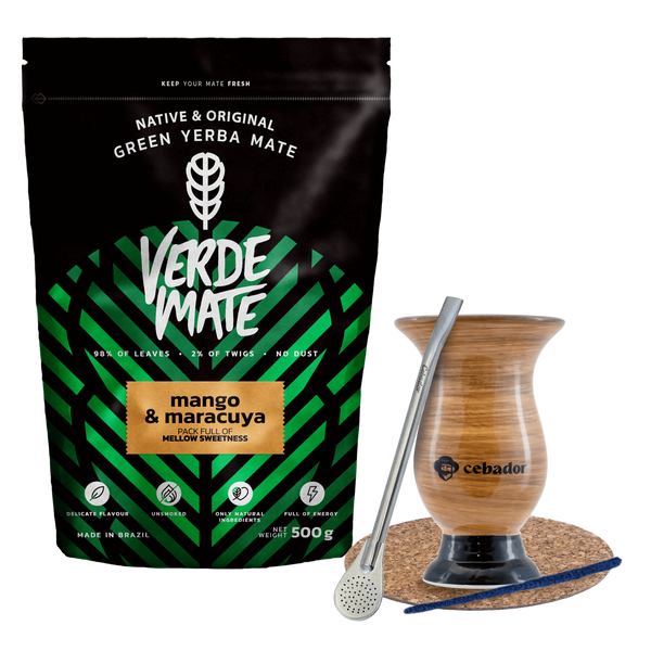 СТАРТОВИЙ НАБІР BOMBILLA MATERO + Yerba Mate Green