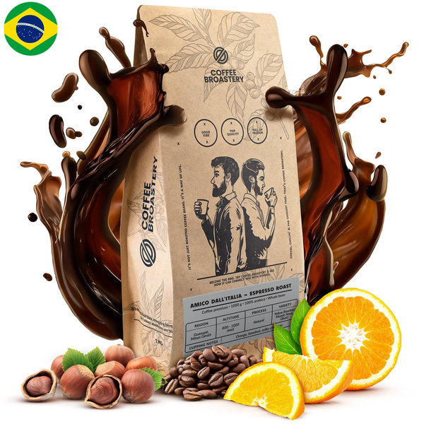 Кавові зерна Bro Coffee Roastery - Amico dall'Italia Espresso Roast 1 кг