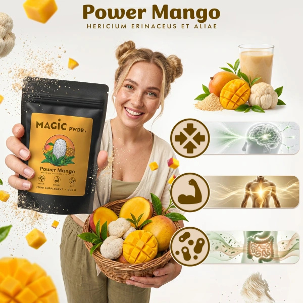 Magic Pwdr – Power Yerba & Mango – Focus & Gut Blend 200 г