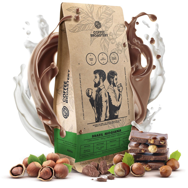 Подарунковий набір Bro Coffee Roastery: 3× бразильська кава + горнятко
