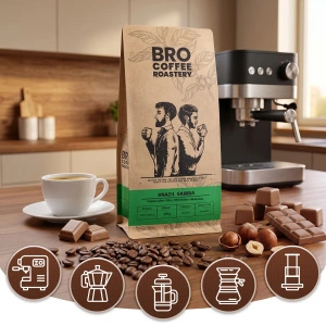 Кавові зерна Bro Coffee Roastery – Brazil Samba Premium 400 г