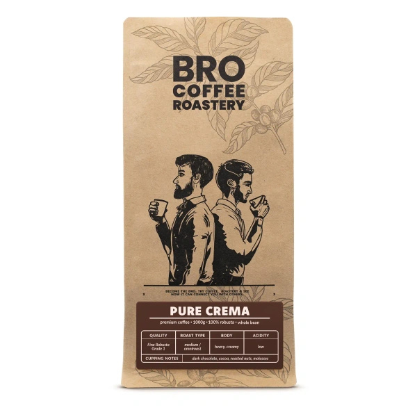 Кавові зерна Bro Coffee Roastery – Pure Crema 1 кг