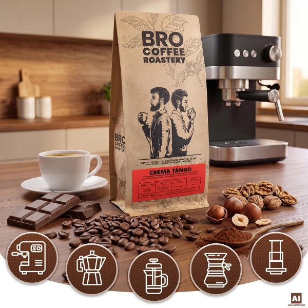 Кавові зерна Bro Coffee Roastery – Crema Tango 400 г