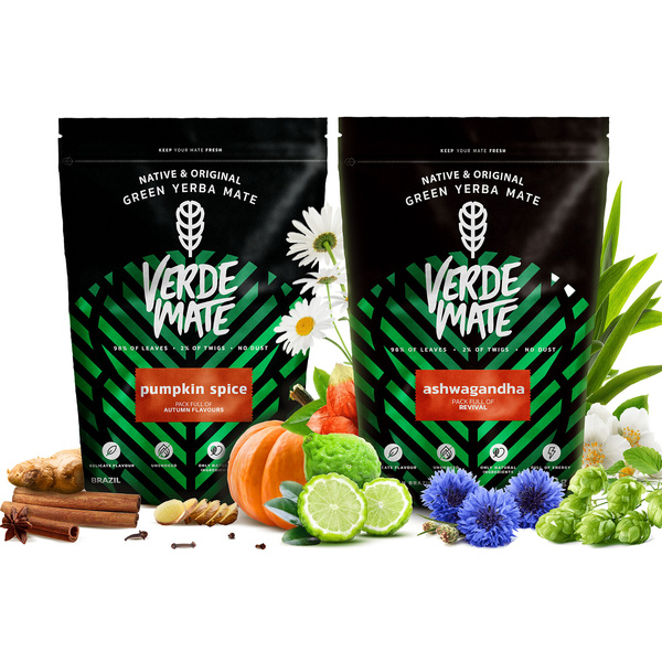 Набір Єрба Мате Verde Mate: Ashwagandha + Pumpkin Spice