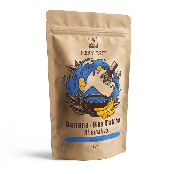 Mary Rose – Blue Matcha Alternative – Банан (порошок) 50 г