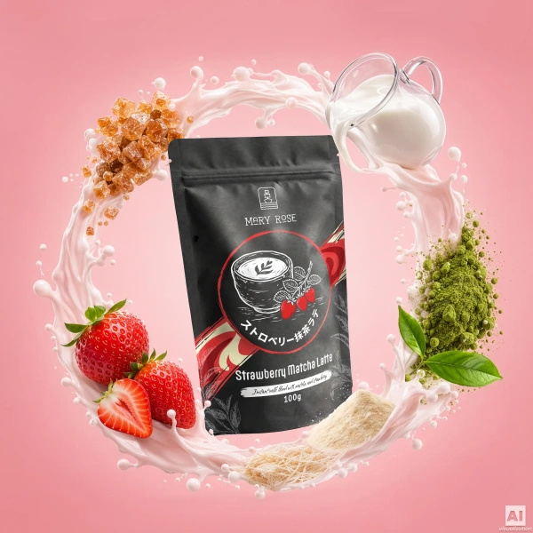 Mary Rose – Strawberry Matcha Latte 100 г