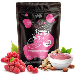 Набір арахісової пасти в порошку Nustino: Raspberry + Salted Caramel + Matcha 3x400г