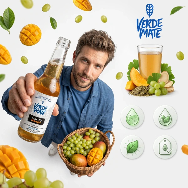 Verde Mate Green Cold Brew – Más IQ Mango 330 мл