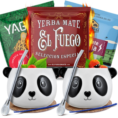 Набір Yerba Mate Energia для двох Калабаш Bombilla