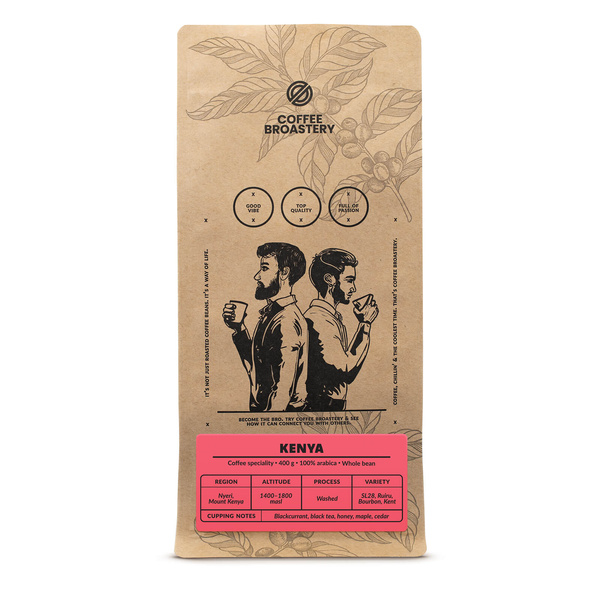 Кавові зерна Bro Coffee Roastery - Kenya Nyeri Speciality 400 г
