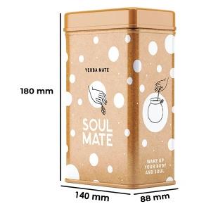 Yerbera – Металева банка + Soul Mate Orgánica Guayusa 0,5 кг