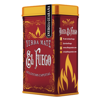 Yerbera – Металева банка + El Fuego Energia Guarana 0,5 кг