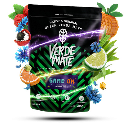 Verde Mate Green Game On 0,4 кг – йерба мате для геймерів зі смаком енергетичного напою