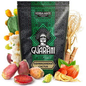 Набір Йерба Мате Guarani Ashwagandha 500г Калабаш + Бомбілія