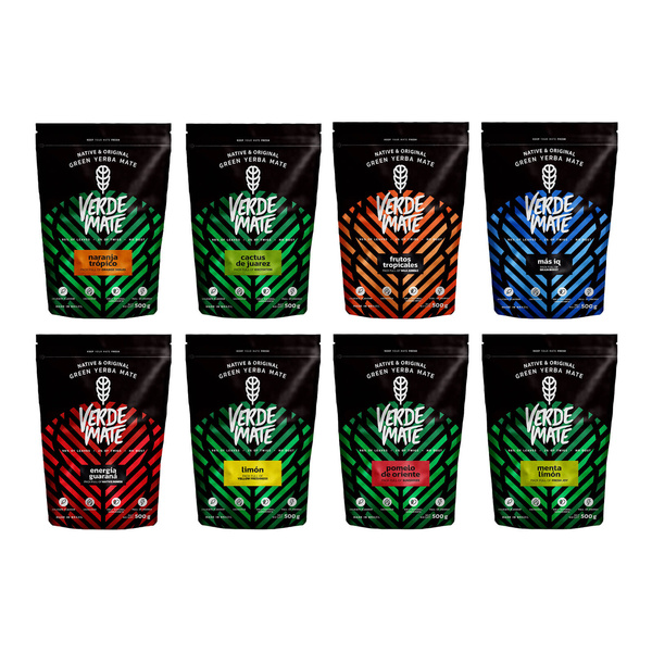 Набор Smakowych Yerba Verde Mate GREEN 8x500 г 4kg