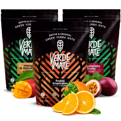 Набір Єрба Мате Verde Mate Green фруктовий 3х500 1,5 кг